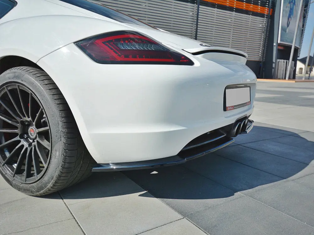 Maxton Design Rear Side Splitters Porsche Cayman S 987C (2006-2009) 1