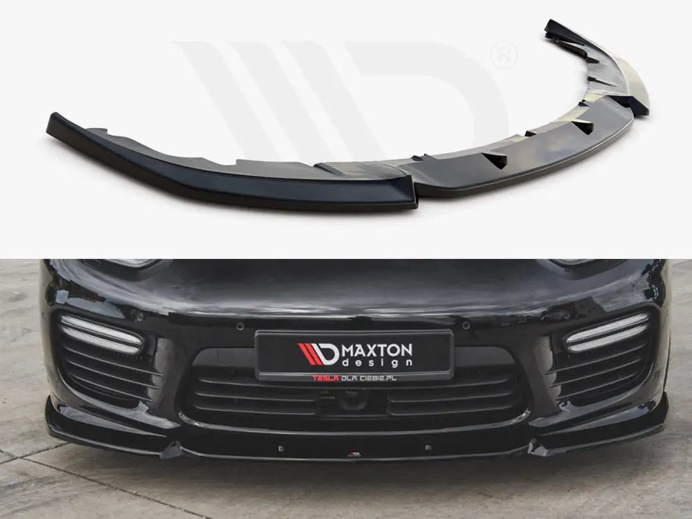 Maxton Design Front Splitter V1 Porsche Panamera Turbo 970 Facelift (2013-2016) 1