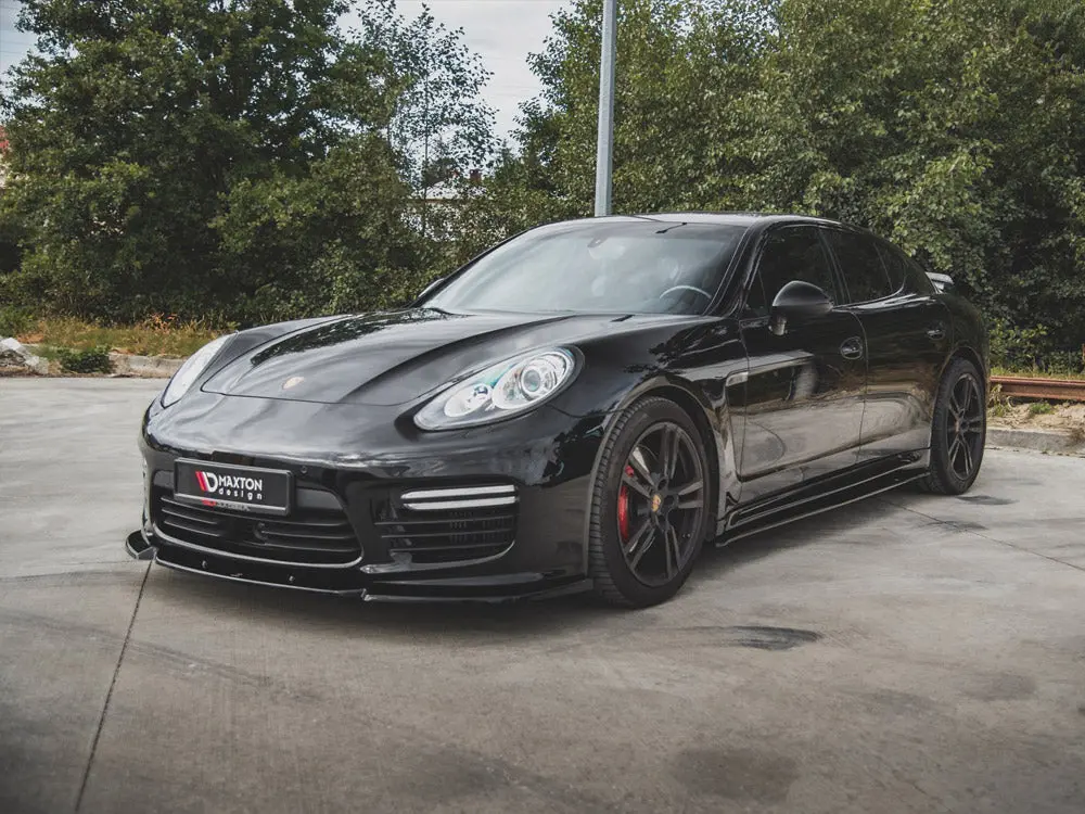 Maxton Design Front Splitter V1 Porsche Panamera Turbo 970 Facelift (2013-2016) 2