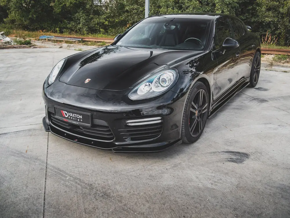 Maxton Design Front Splitter V.2 Porsche Panamera Turbo 970 Facelift (2013-2016) 2