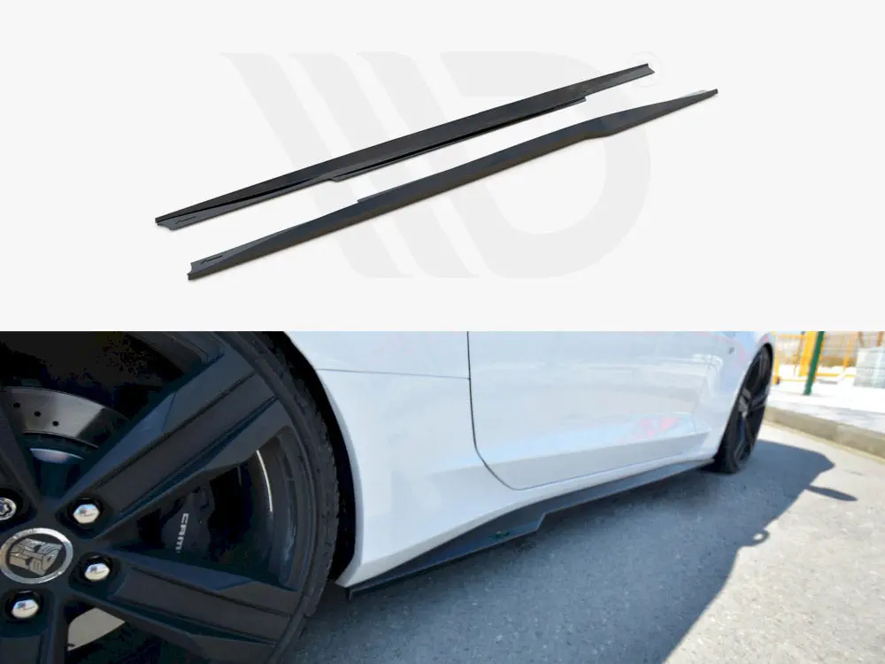 Maxton Design Side Skirts Splitters Chevrolet Camaro 6Th-Gen. Phase-I 2Ss Coupe (2016-2018) 1