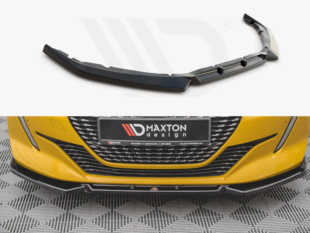 Front Splitter V1 Peugeot 208 Mk2 (2019-) 1