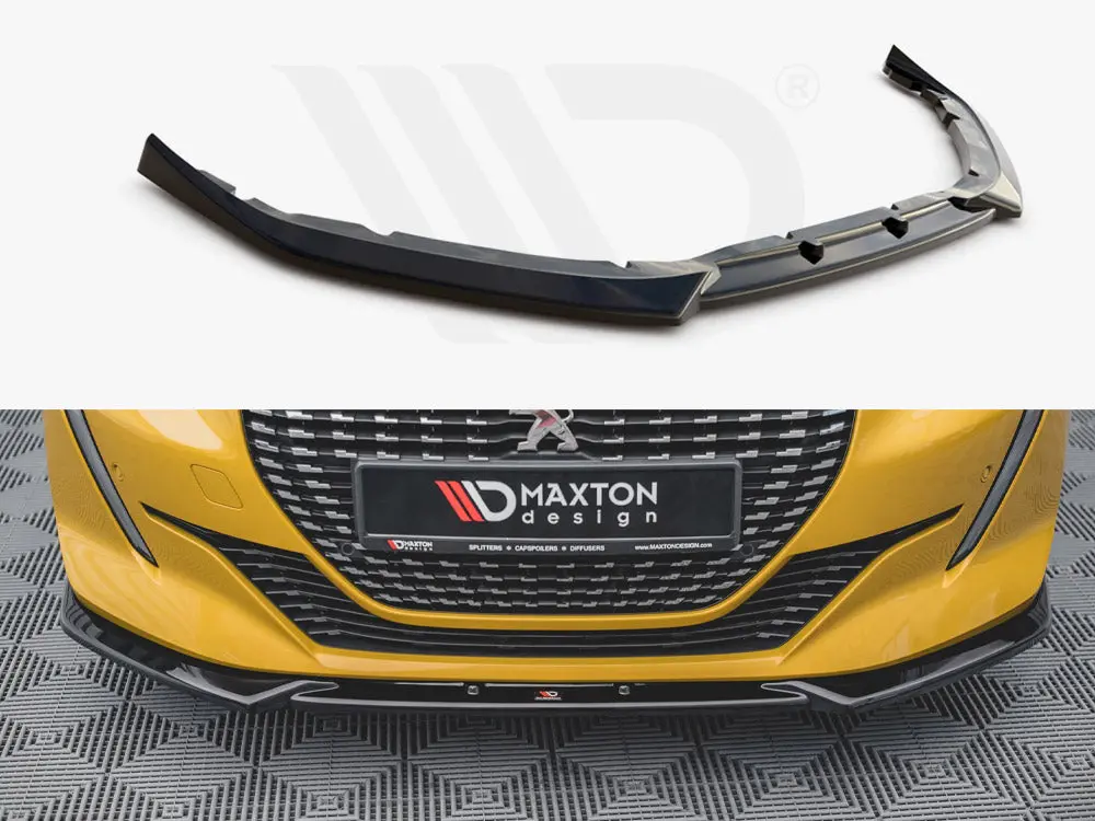 Front Splitter V2 Peugeot 208 Mk2 (2019-) 1