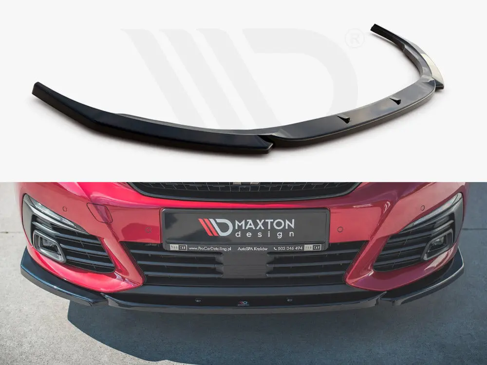 Maxton Design Front Splitter V.2 Peugeot 308 Gt Mk2 Facelift 1