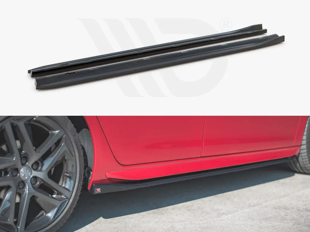 Maxton Design Side Skirts Diffusers Peugeot 308 Gt Mk2 Facelift (2017-) 1