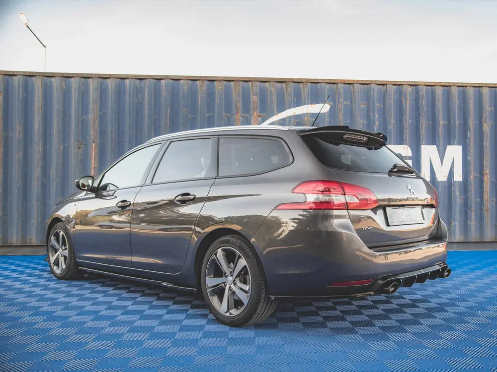 Rear Side Splitters V2 Peugeot 308 Sw Mk2 Facelift (2017-) 2