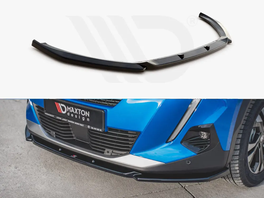 Maxton Design Front Splitter V2 Peugeot 2008 Mk2 (2019-) 1
