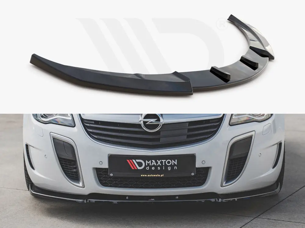 Maxton Design Front Splitter V1 Opel/Vauxhall Insignia Mk1 Vxr/Opc Facelift (2013-2017) 1