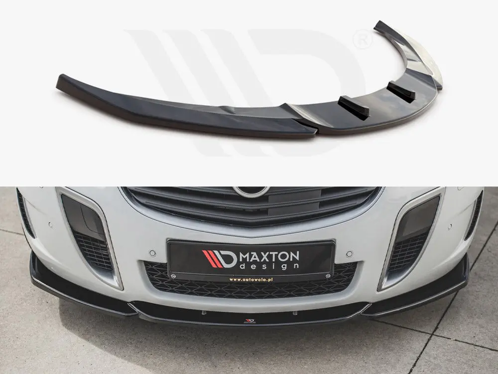 Maxton Design Front Splitter V2 Opel/Vauxhall Insignia Mk1 Vxr/Opc Facelift (2013-2017) 1