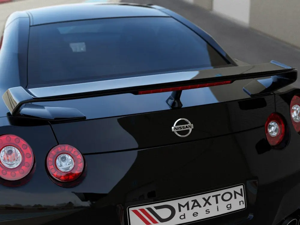 Maxton Design Spoiler Extension Cap Nissan Gt-R Pre-Facelift Coupe (R35-Series) (2007-2010) 2