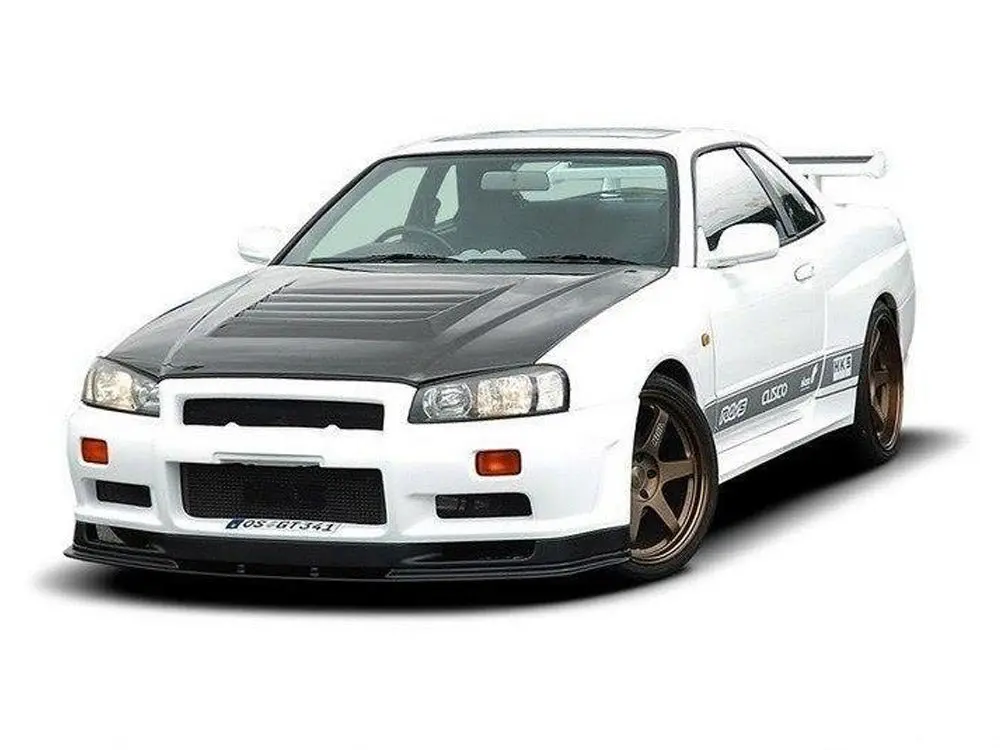 Front Splitter  Nissan Skyline R34 Gtr (For 2299 Bumper) Gtr Look (1998-2002) 1