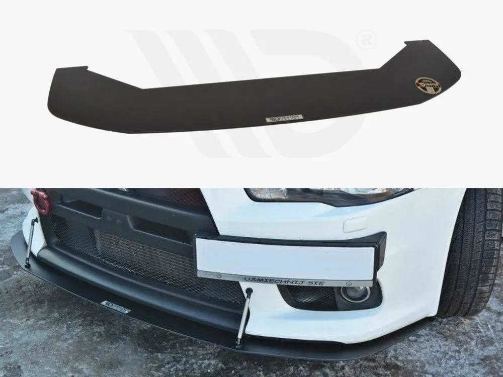 Front Racing Splitter V.2 Mitsubishi Lancer Evo X (2005-2017) 1
