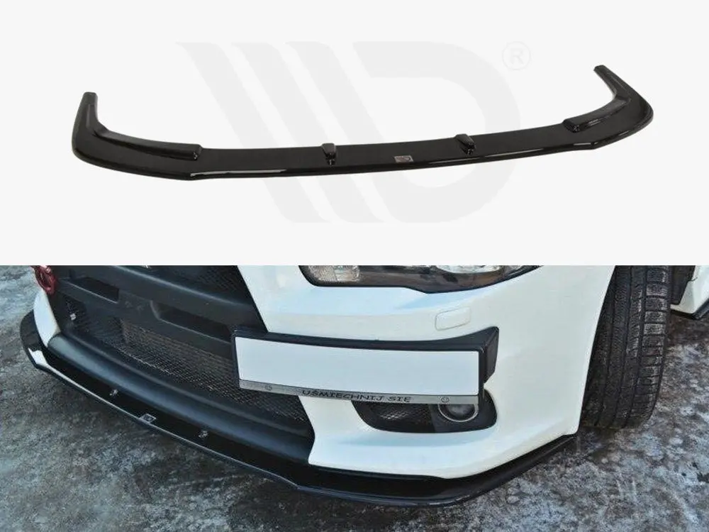 Maxton Design Front Splitter V.1 Mitsubishi Lancer Evo X (2007-2015) 1