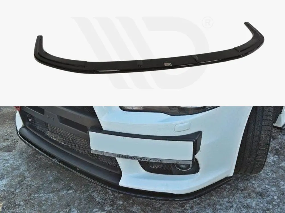 Maxton Design Front Splitter V.2 Mitsubishi Lancer Evo X (2007-2015) 1