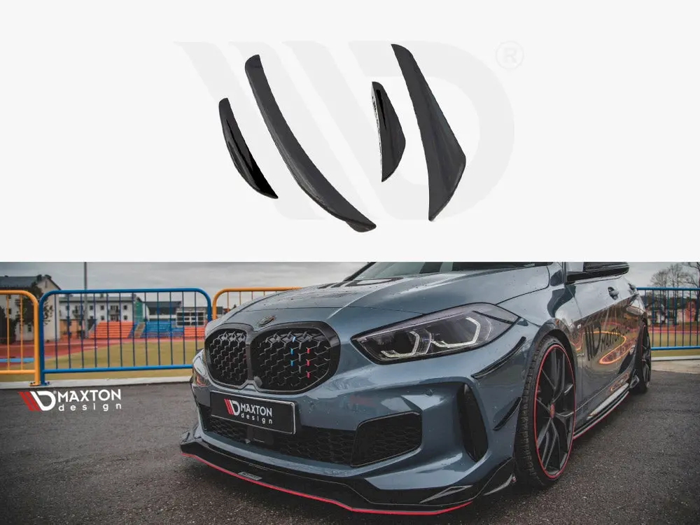 Maxton Design Front Bumper Wings (Canards) Bmw 1 F40 M-Pack / M135i (2019 - Up) 1