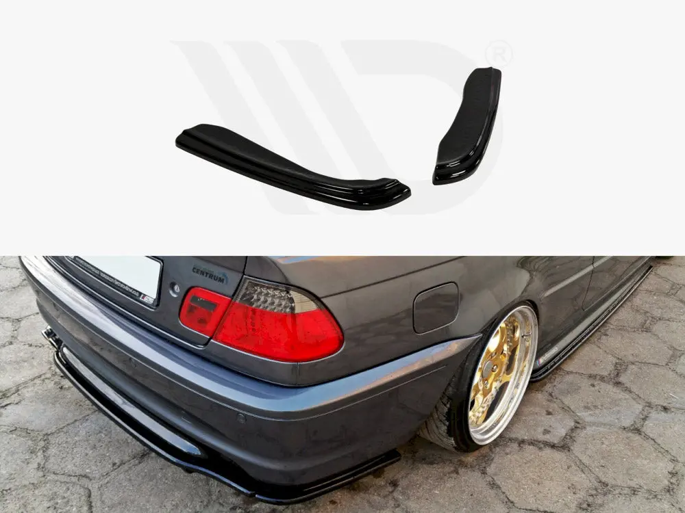 Maxton Design Rear Side Splitters Bmw 3 E46 Mpack Coupe 1