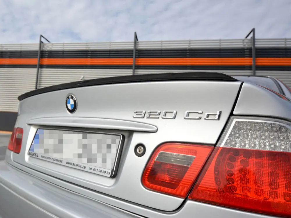 Maxton Design Spoiler Extension Cap Bmw 3 E46 Coupe Pre-Facelift Standard (1999-2003) 2