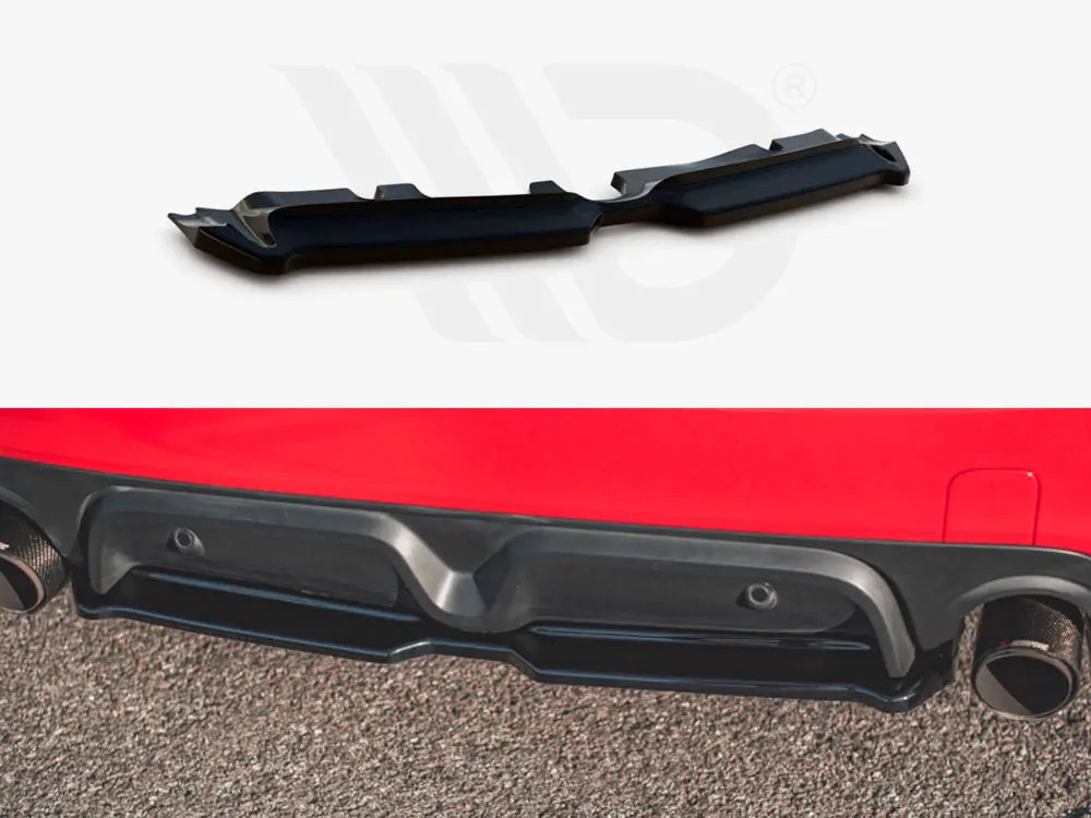 Maxton Design Central Rear Splitter Mini Countryman Mk2 F60 Jcw 1