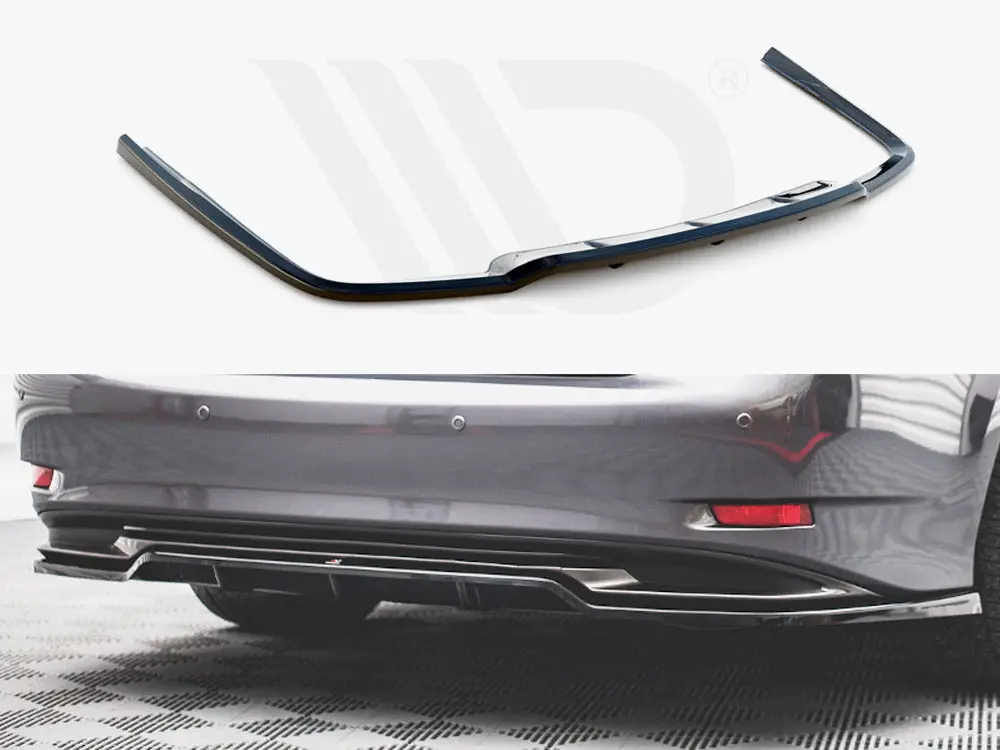 Central Rear Splitter (Vertical Bars) Lexus Gs F Sport Hybrid Mk4 (L10) (2012-2015) 1
