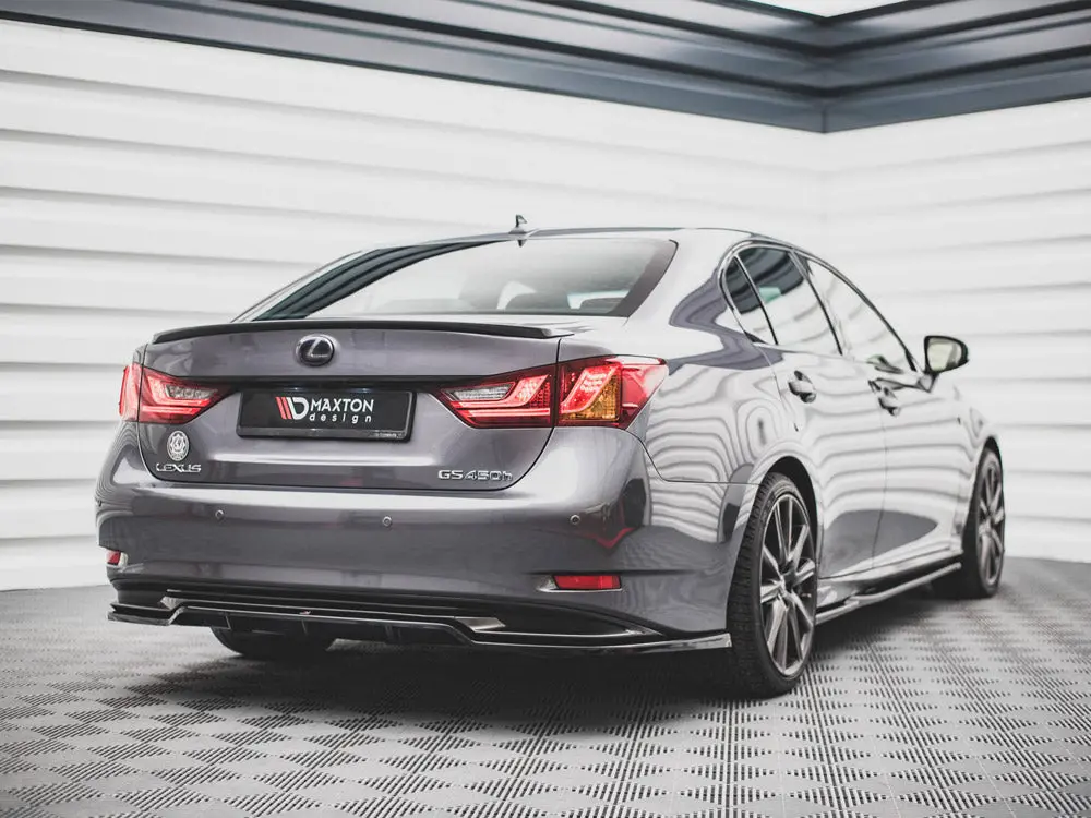 Central Rear Splitter (Vertical Bars) Lexus Gs F Sport Hybrid Mk4 (L10) (2012-2015) 2