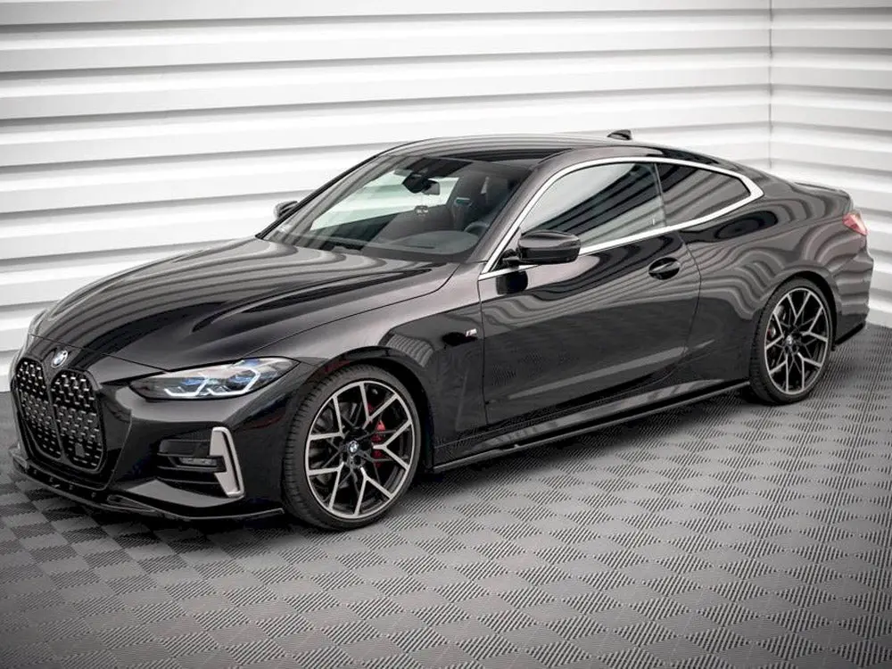 Maxton Design Side Skirts Diffusers V.1 Bmw 4 M-Pack / M440i G22 / G23 / G22 Facelift / G23 Facelift 2