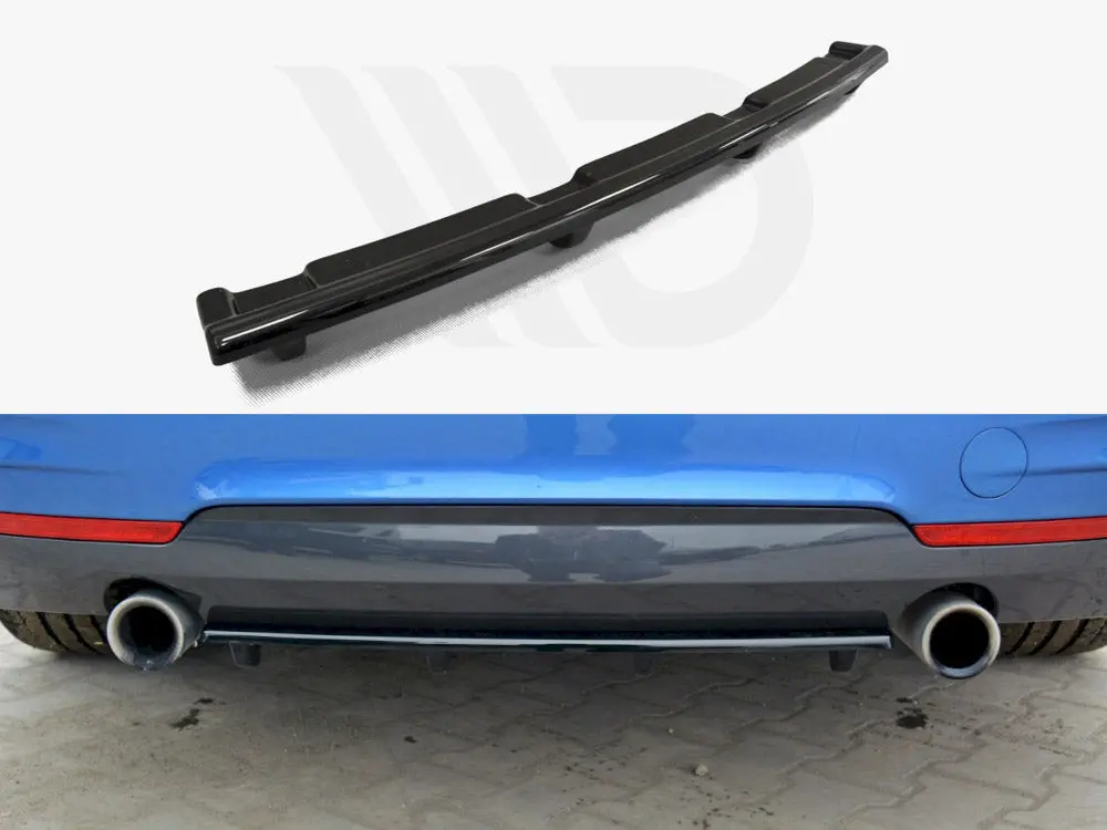 Maxton Design Central Rear Splitter (Vertical Bars) Bmw 4 F32 M-Sport 1