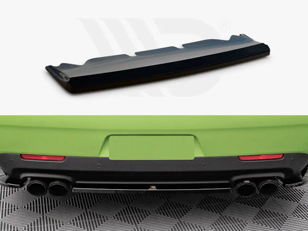 Central Rear Splitter Dodge Challenger Srt Hellcat Widebody Mk3 1
