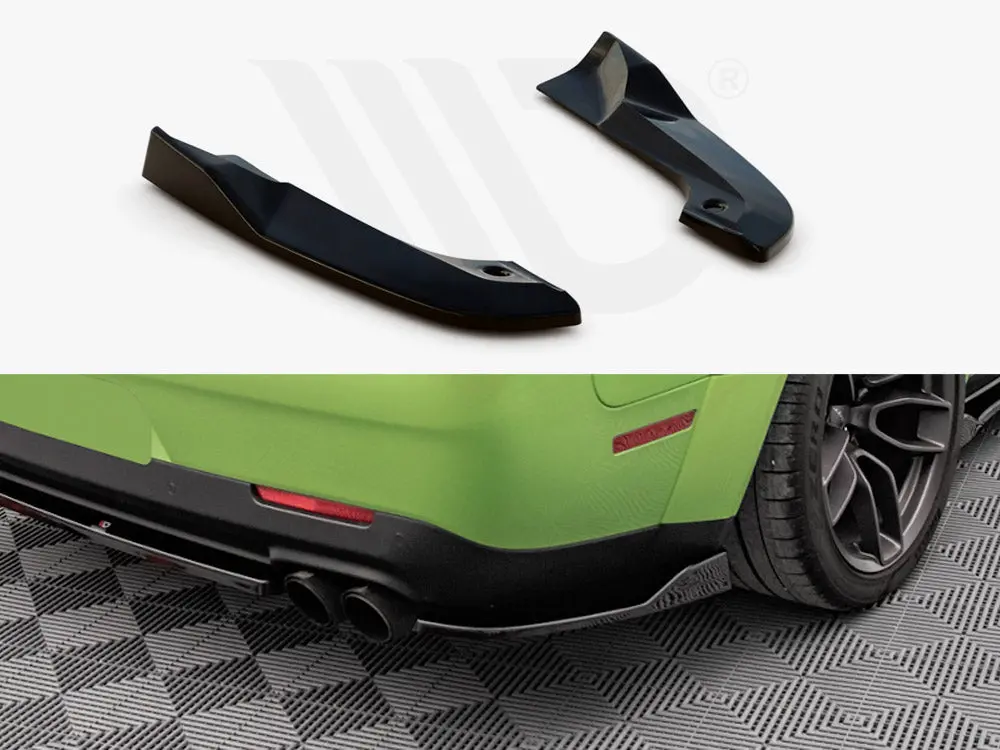 Rear Side Splitters Dodge Challenger Srt Hellcat Widebody Mk3 1