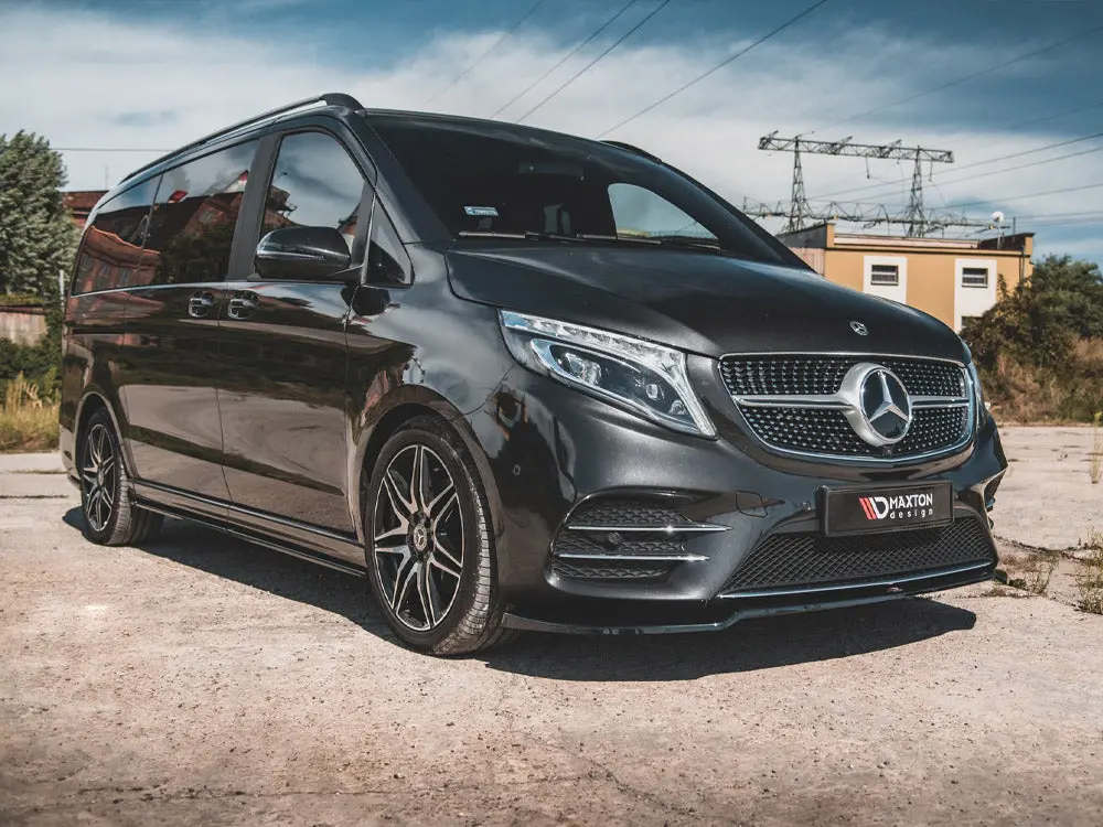 Front Splitter V4 Mercedes-Benz V-Class Amg-Line W447 Facelift (2019-) 2