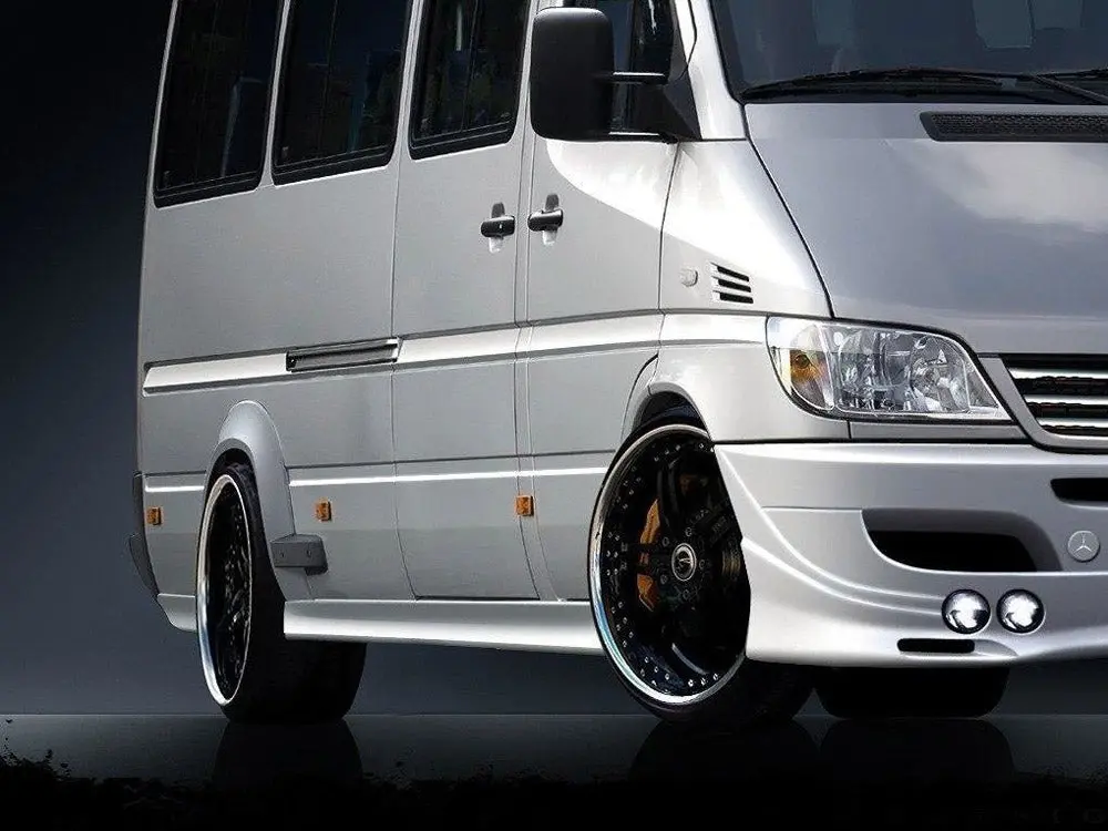 Side Skirts Mercedes Sprinter I Fl / Vw Lt 96-06 - Different Sizes (4 Elements). This Side Skirts Fits Twin Wheels Version. 1