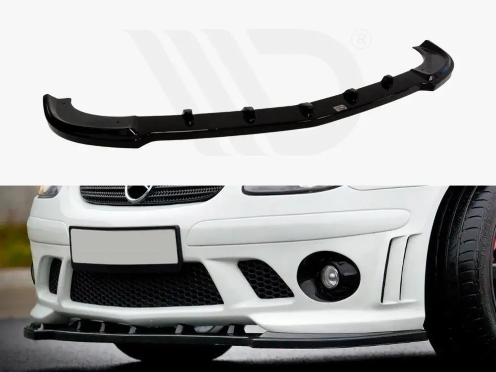 Maxton Design Front Splitter Mercedes Slk R170 For Amg 204 Bumper 1