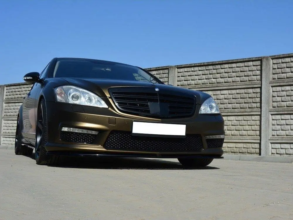 Maxton Design Front Splitter Mercedes S-Class W221 Amg 2