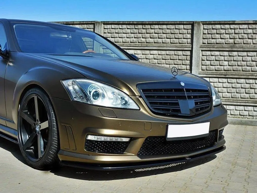 Maxton Design Front Splitter Mercedes S-Class W221 Amg 1