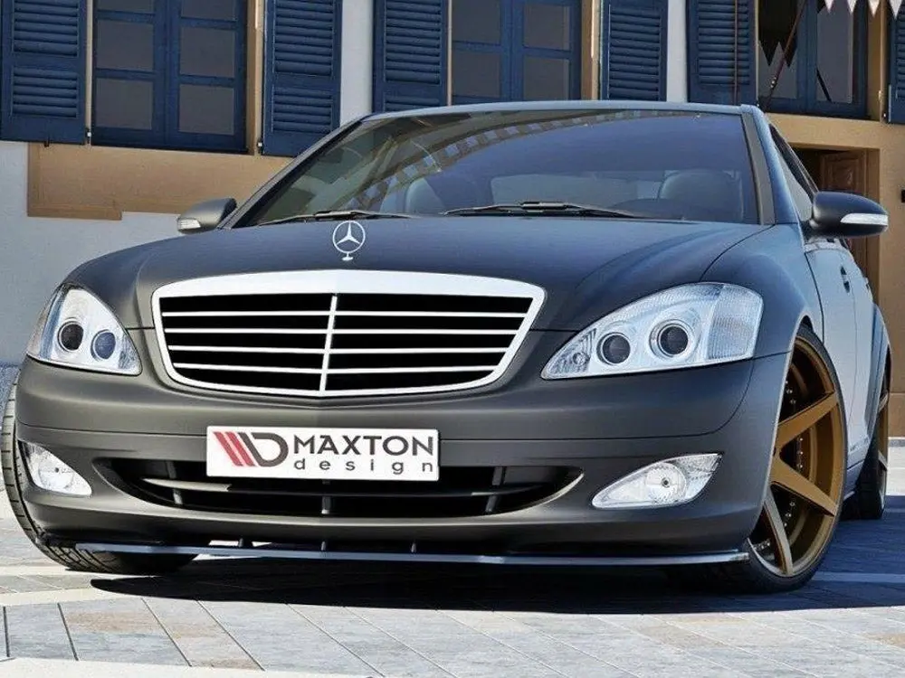 Maxton Design Front Splitter Mercedes S-Class W221 2