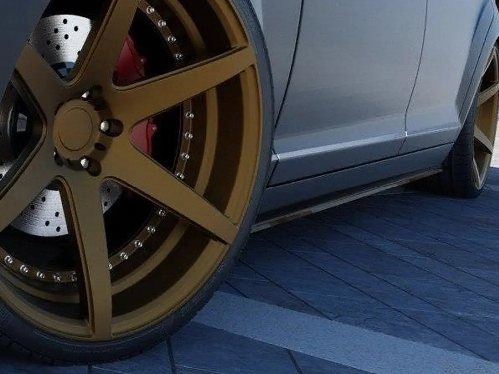 Maxton Design Side Skirts Diffusers Mercedes S-Class W221 Long 1
