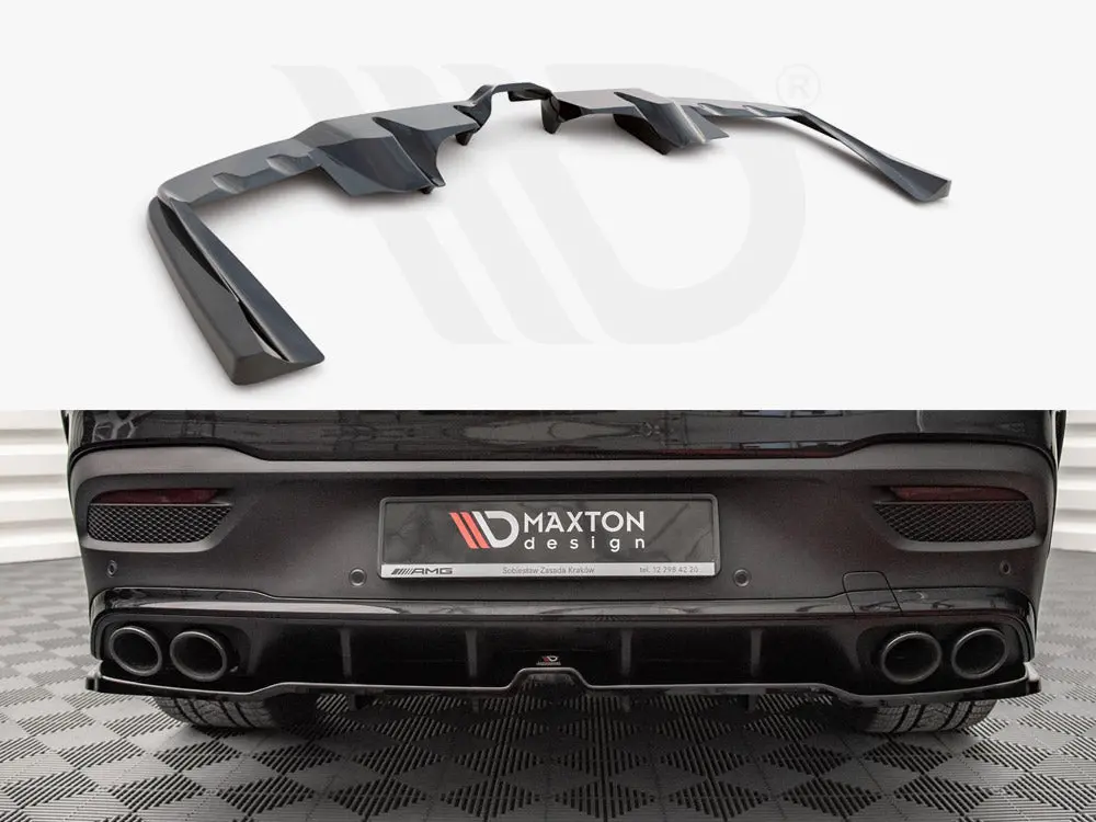 Central Rear Splitter (Vertical Bars) Mercedes Amg Gle Coupe C167 1