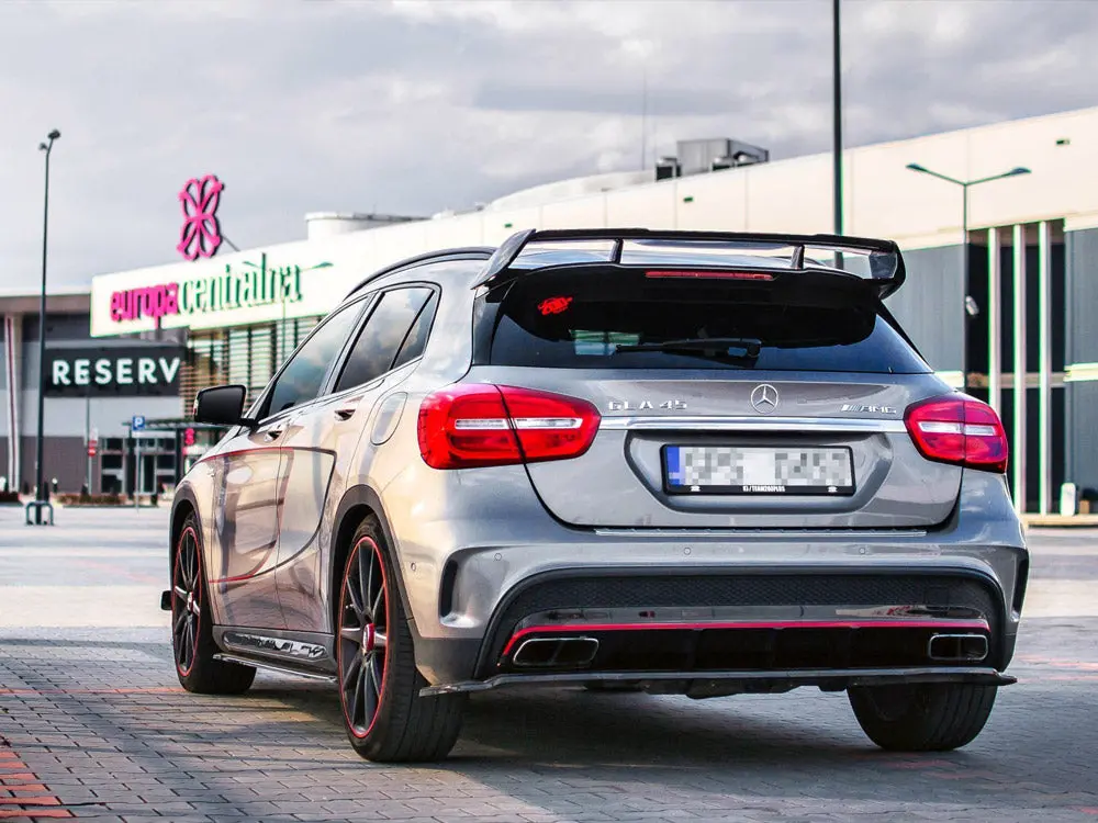 Maxton Design Spoiler Extension Cap Mercedes-Benz Gla 45 Amg Suv (X156) Pre-Facelift (2014-2017) 2