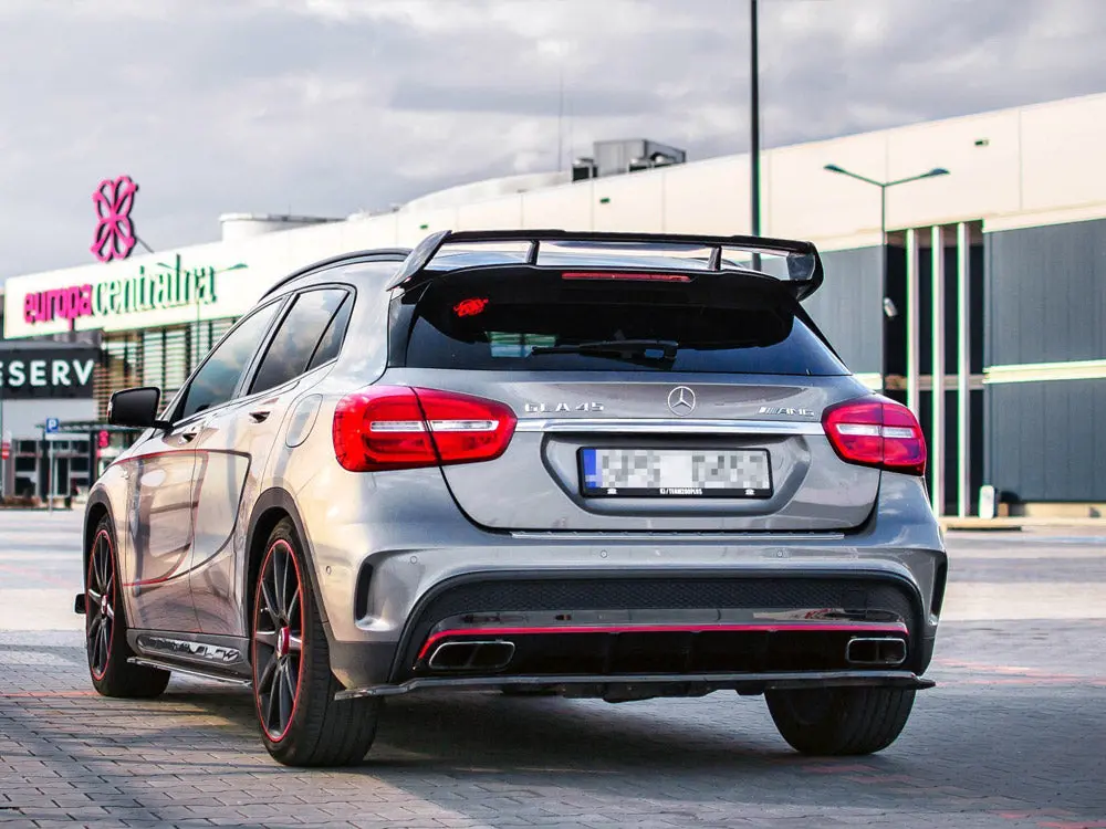 Maxton Design Rear Splitter (Vertical Bars) Mercedes-Benz Gla 45 Amg Suv (X156) Pre-Facelift (2014-2017) 2