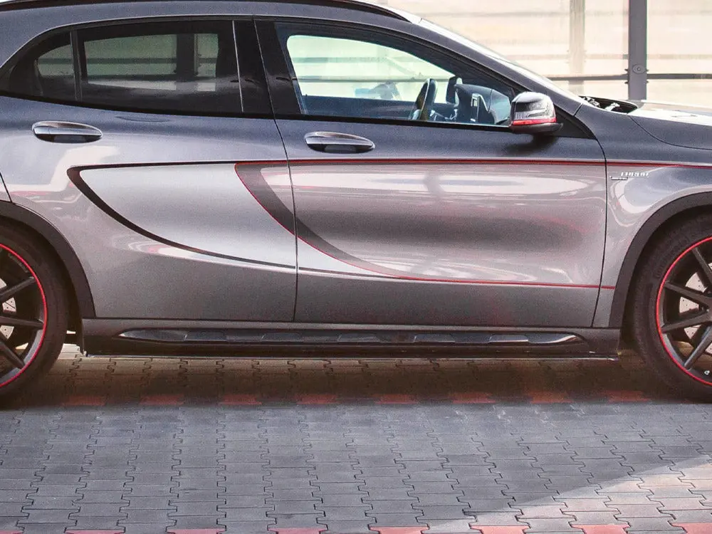 Maxton Design Side Skirts Splitters Mercedes-Benz Gla 45 Amg Suv (X156) Pre-Facelift (2014-2017) 1