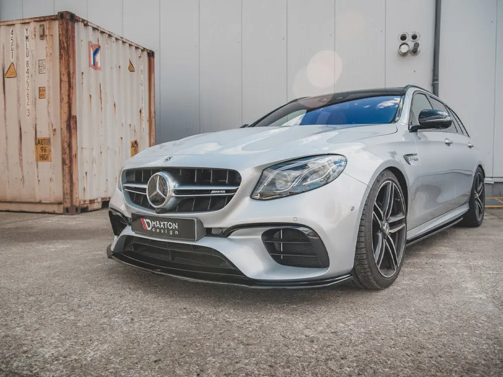 Maxton Design Front Splitter V.2 Mercedes E63 Amg Estate / Saloon S213 / W213 2