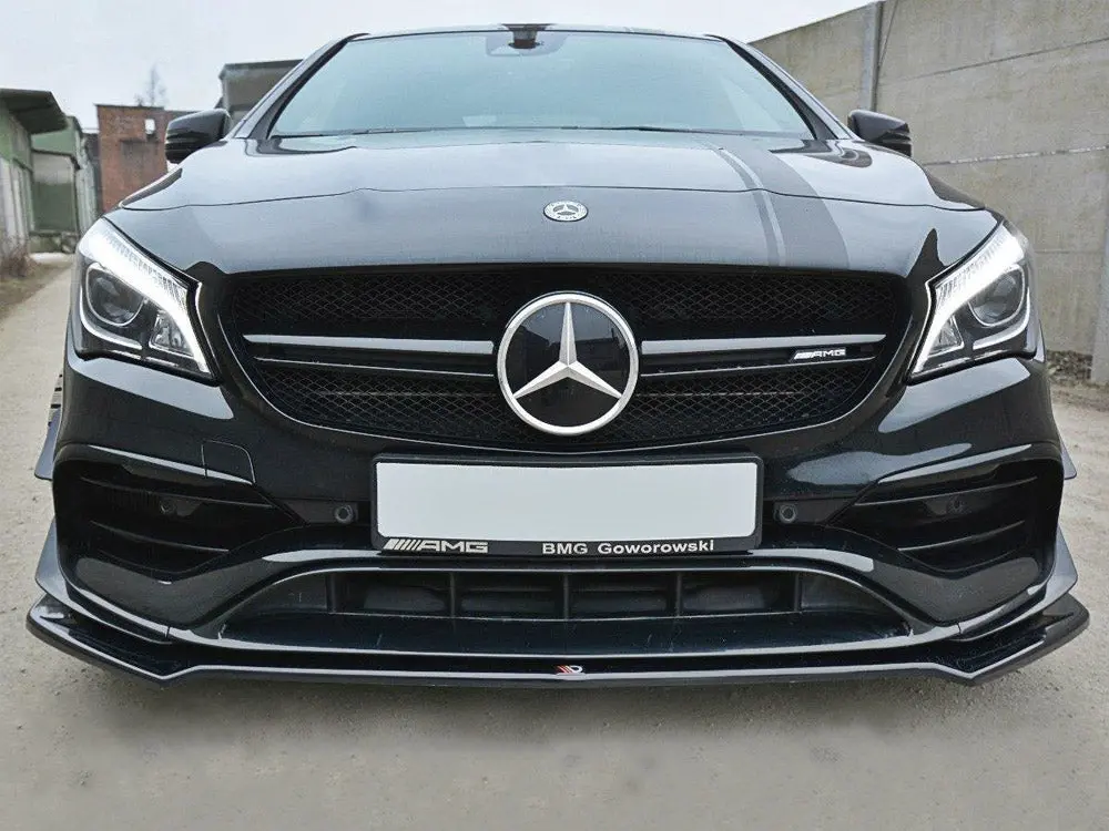 Maxton Design Front Splitter V.2 Mercedes Cla 45 Amg C117 (Facelift) (2017-Up) 2