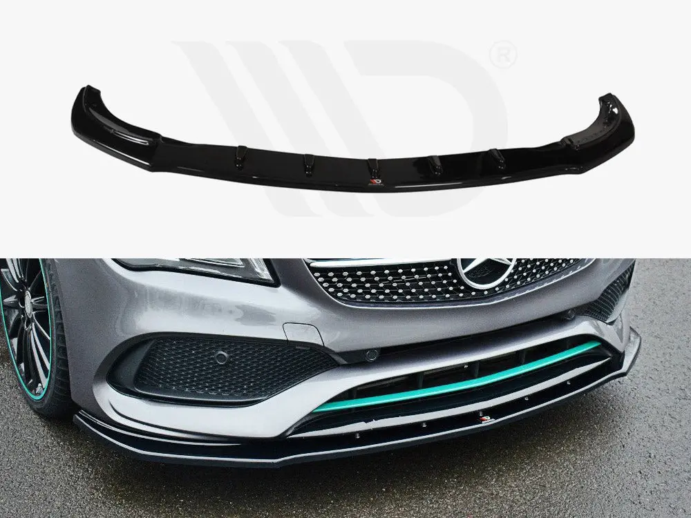 Maxton Design Front Splitter V.1 Mercedes-Benz Cla C117 Amg-Line Facelift 1