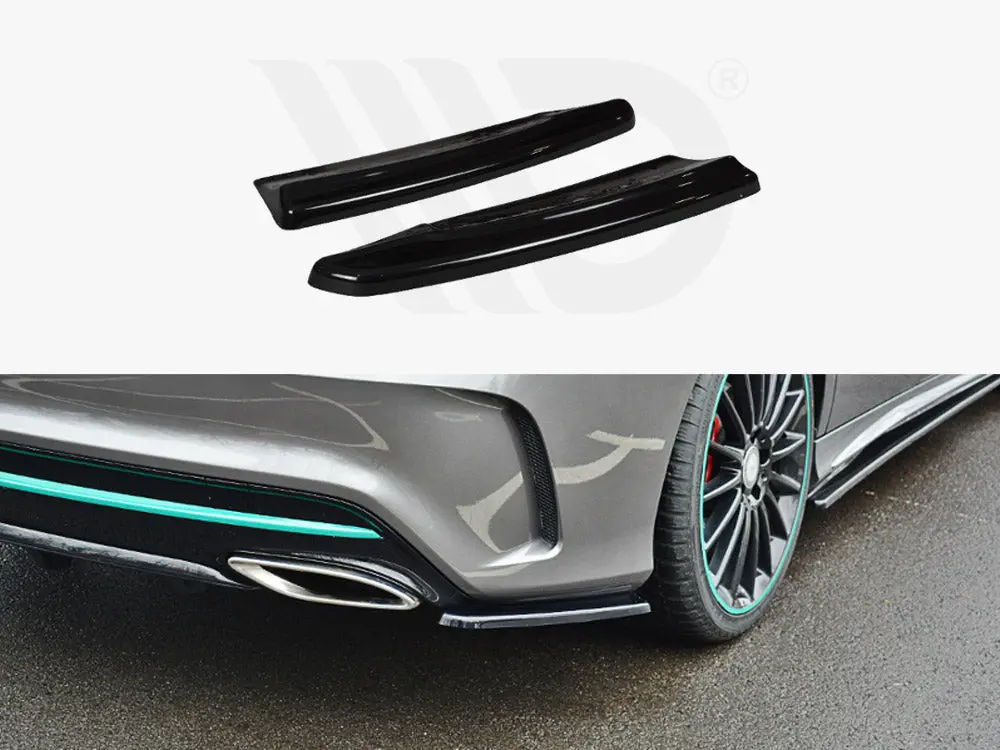 Maxton Design Rear Side Splitters Mercedes-Benz Cla C117 Amg-Line Facelift 1