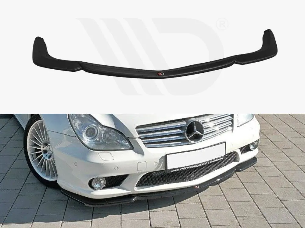 Maxton Design Front Splitter V.1 Mercedes Cls C219 55Amg Sedan (2004-2006) 1