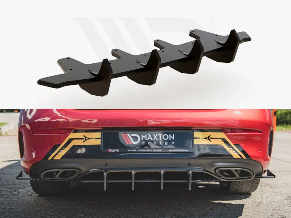 Maxton Design Street Pro Rear Diffuser Mercedes - Amg C43 Coupe C205 1