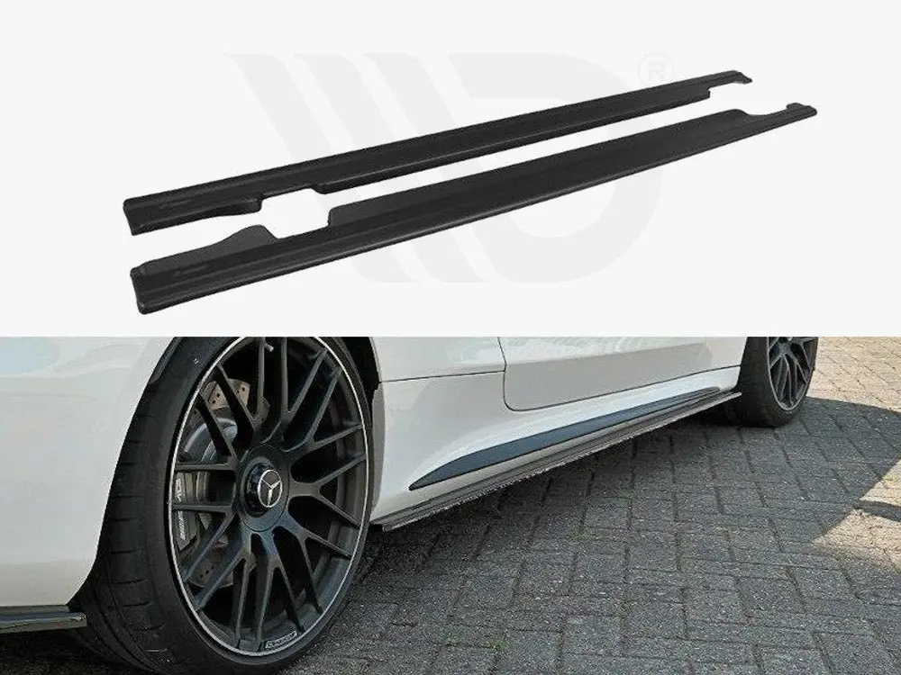 Maxton Design Side Skirts Splitters Mercedes C 205 63 Amg Coupe (2016-2018) 1
