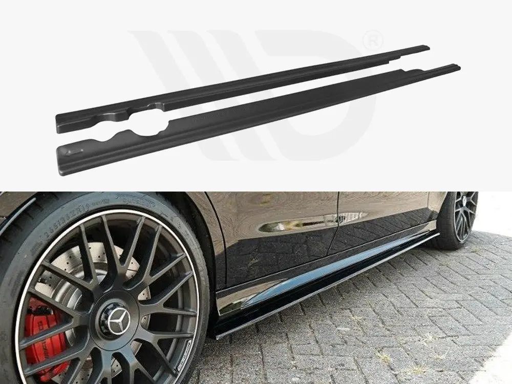 Maxton Design Side Skirts Diffusers V.1 Mercedes-Amg C63 Sedan / Estate W205 / S205 1