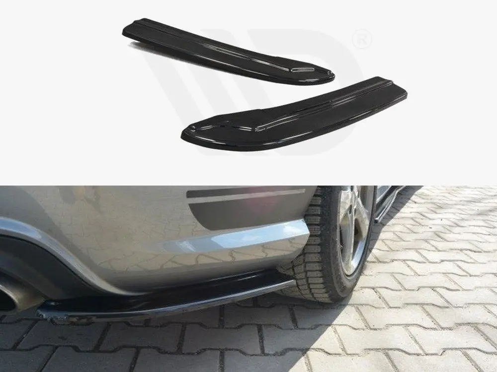 Maxton Design Rear Side Splitters Mercedes C W204 Amg-Line (Facelift) / C63 Amg (2011-2014) 1