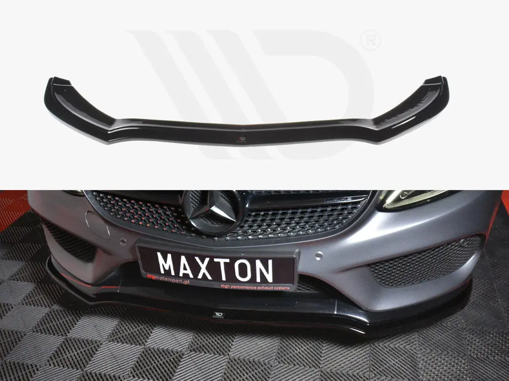 Front Splitter Mercedes C-Class W205 Coupe Amg-Line (2015-2018) 1