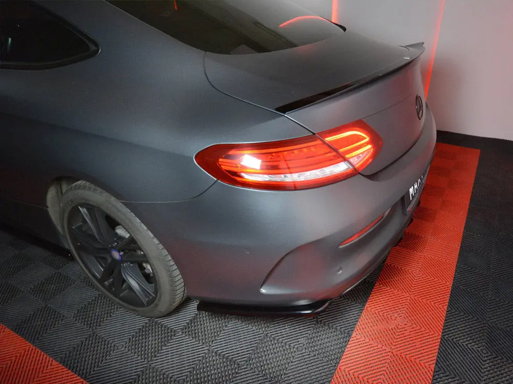 Rear Side Splitters Mercedes C-Class W205 Coupe Amg-Line (2015-2018) 2